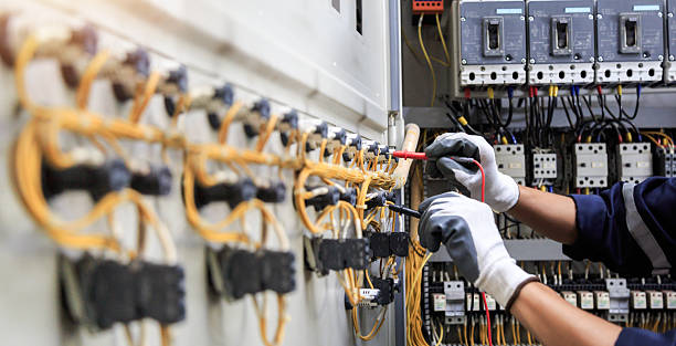 Professional Electrician technician working in Hector, MN